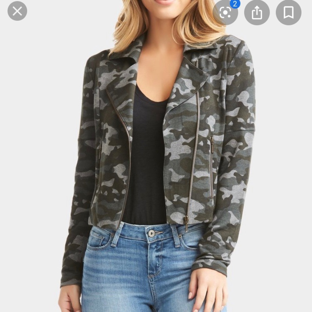 Tart camo moto jacket!